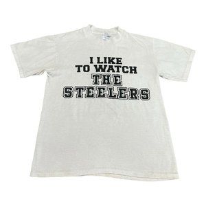 I Like To Watch The Steelers R Bar Hanes Shirt S